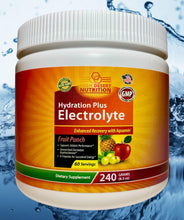 Load image into Gallery viewer, Hydration Plus Electrolyte from High Desert Nutrition (225 grams/60 Servings)