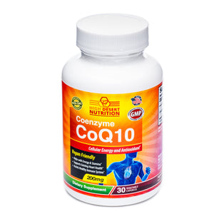 CoQ10 Ubiquinone from High Desert Nutrition (30 Capsules/200mg)