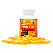 Load image into Gallery viewer, Omega 3 Fish Oil from High Desert Nutrition (60 soft gel capsules/1200mg)