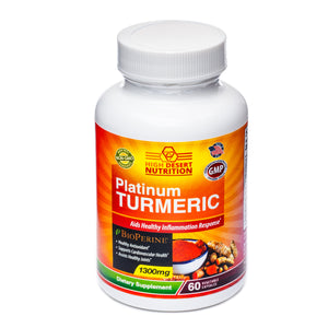 Platinum Turmeric from High Desert Nutrition (60 Capsules/1300mg)