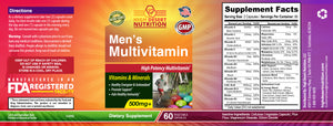 Men's Multivitamin from High Desert Nutrition (60 Capsules/500mg)