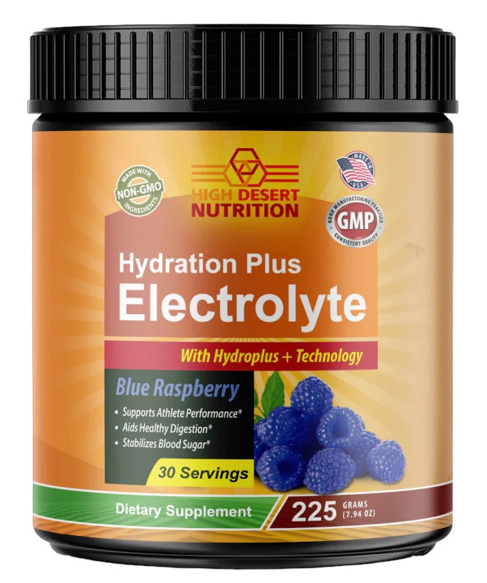 Hydration Plus Electrolyte from High Desert Nutrition (225 grams/30 Servings)