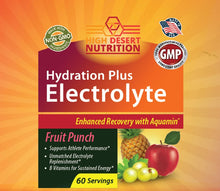 Load image into Gallery viewer, Hydration Plus Electrolyte from High Desert Nutrition (225 grams/60 Servings)