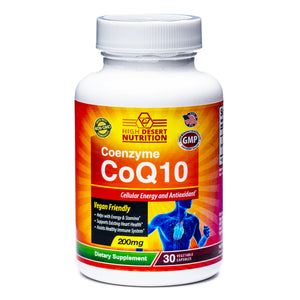 CoQ10 Ubiquinone from High Desert Nutrition (30 Capsules/200mg)