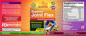 Superior Joint Flex from High Desert Nutrition (60 Capsules/2100mg)